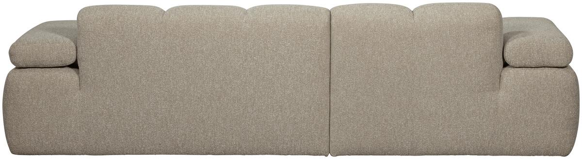 Ecksofa Mojo Beige S: 160x284 Cm - Beige/Schwarz, Design, Textil (160/284cm) - Livetastic