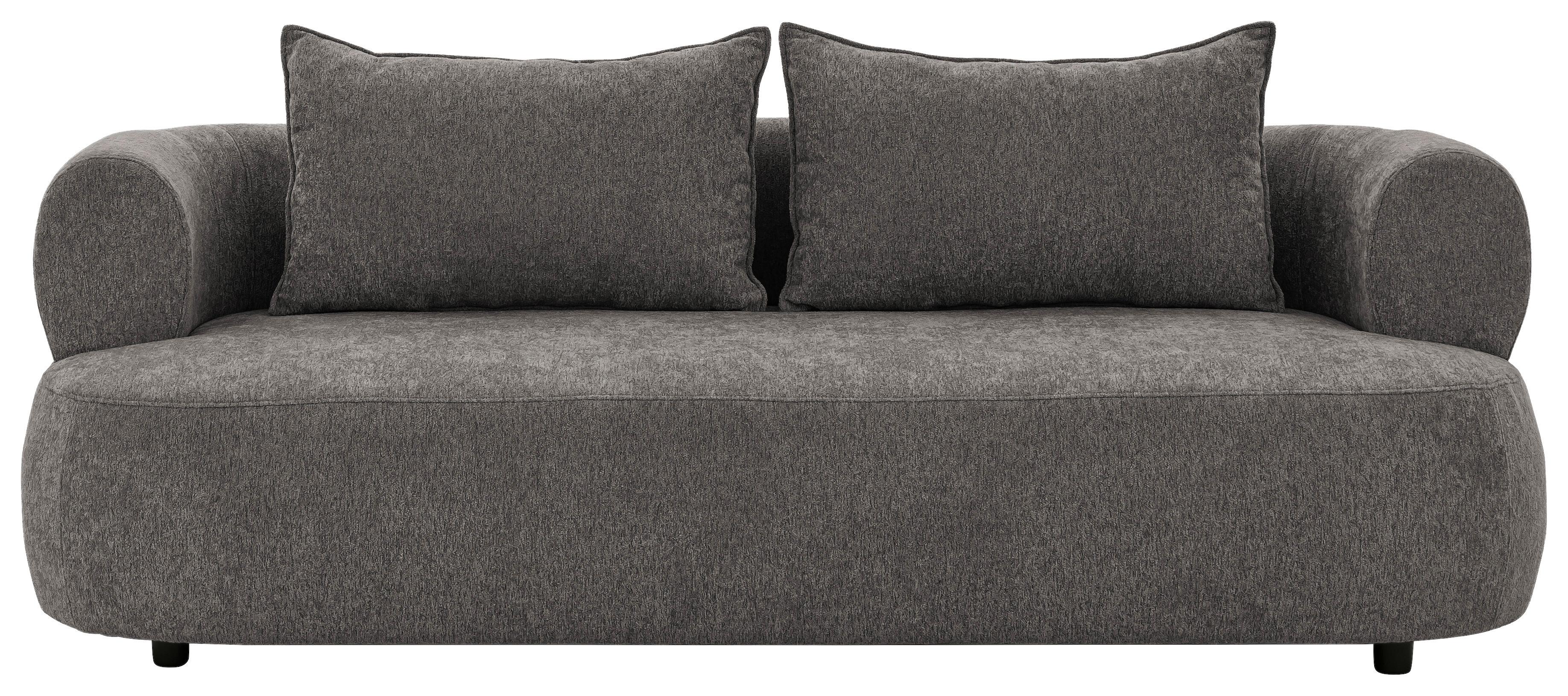 3-sitzer-sofa Ferro Anthrazit B: 200 Cm - Anthrazit/Schwarz, Design, Textil (200/76/96cm) - Livetastic