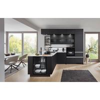 Eckküche Eastbourne - Schieferfarben/Graphitfarben, MODERN, Holzwerkstoff (303,2/264,5cm) - Vertico