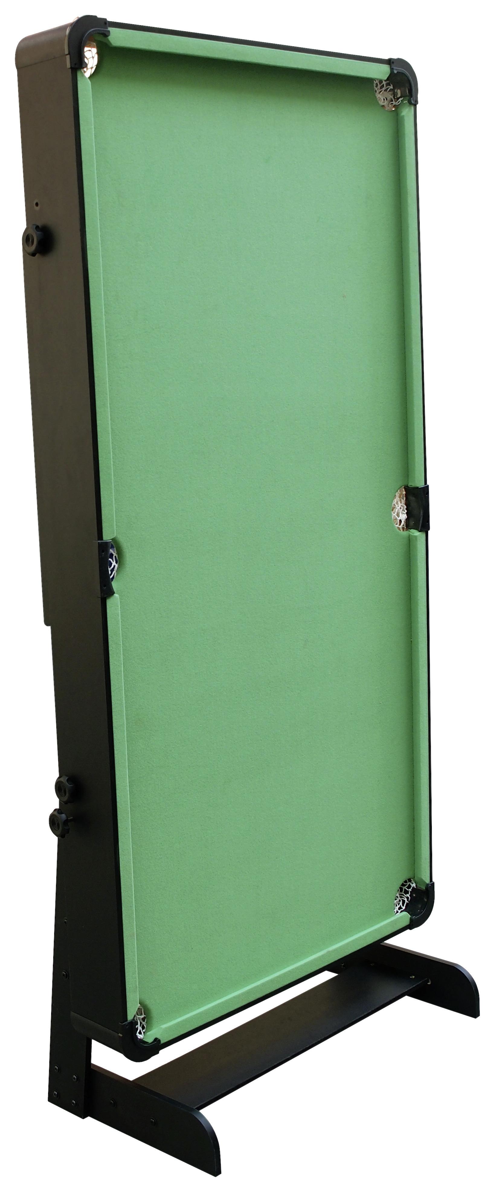 Biliardový stôl HUSTLE XL - čierna/zelená, Modern, drevo (183/83/91cm)