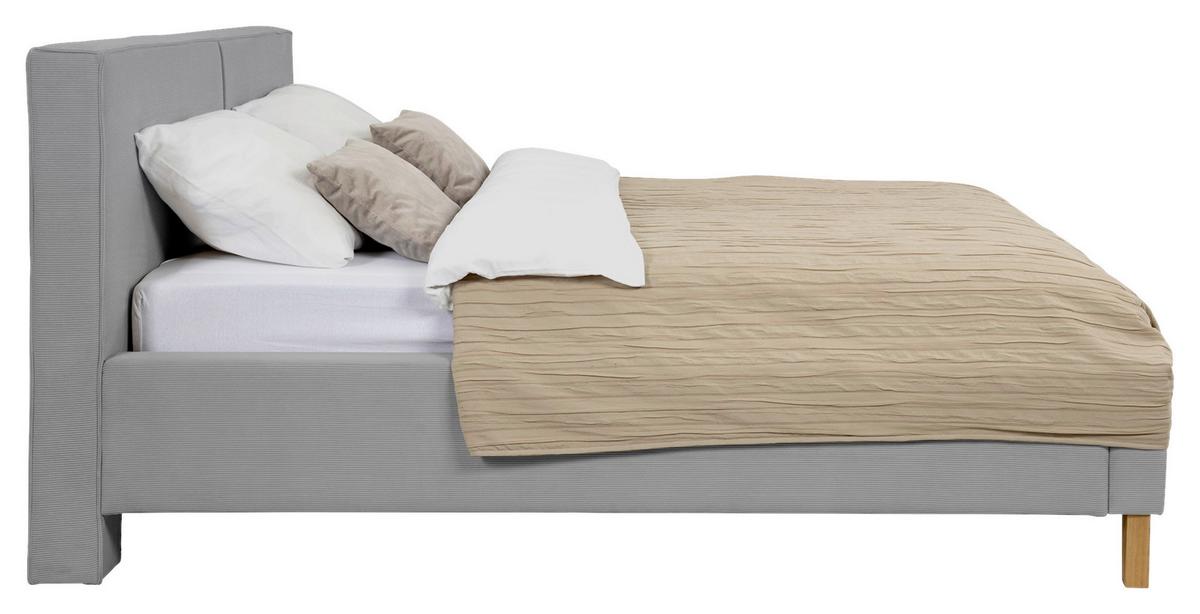 POLSTERBETT Fiora Anthrazit 200x200 - Anthrazit, MODERN, Holz/Textil (200/200cm) - MID.YOU