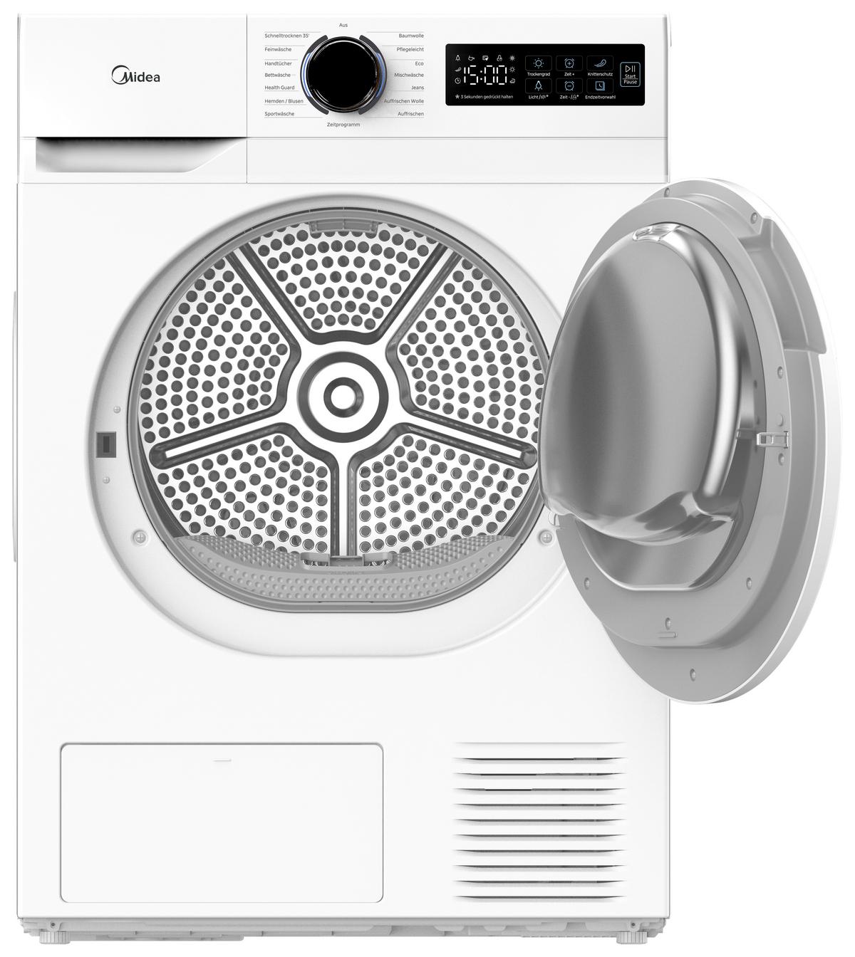 Wärmepumpentrockner Md110h80b-D - Weiß, Basics, Kunststoff/Metall (59,5/85/60cm) - Midea