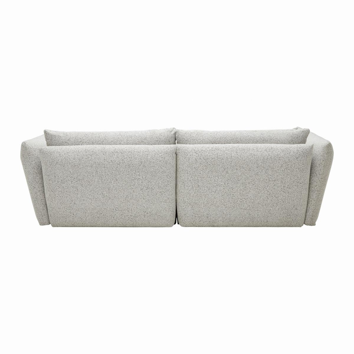 Sedacia súprava BONNY, pravá, béžová / čierna, 5x vankúš - čierna/béžová, Modern, textil (300/193cm) - Premium Living