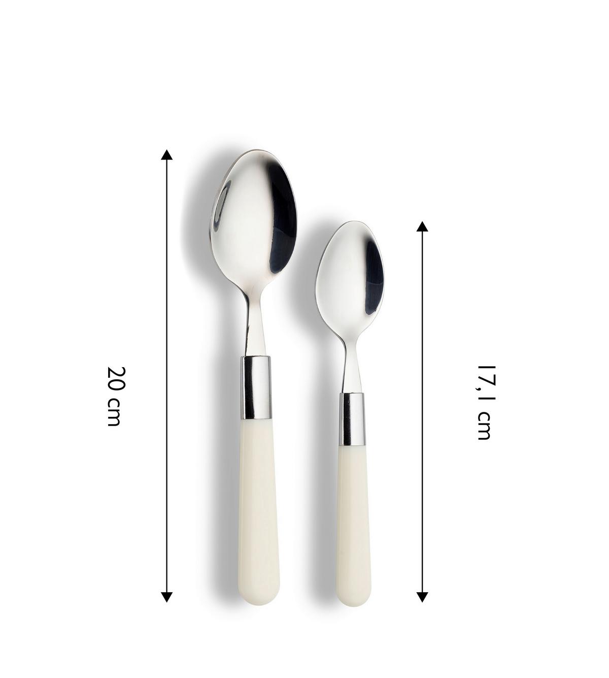 Besteckset Echtwerk Besteckset "bistro" - Creme, Design, Metall - Echtwerk