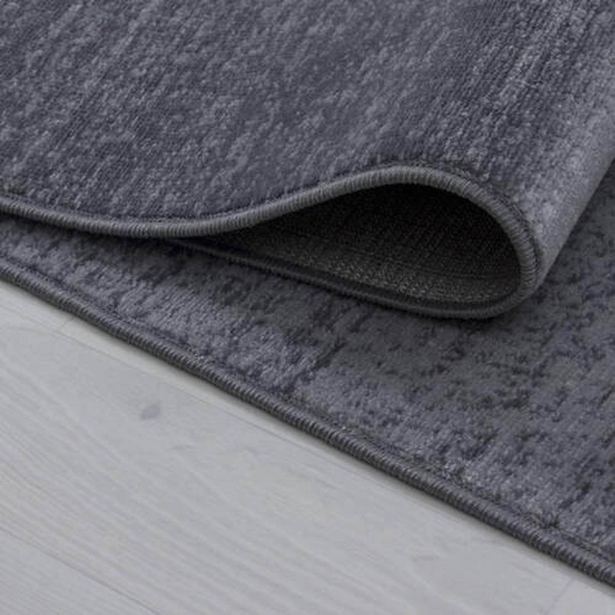 Webteppich Plus - Grau, Basics, Textil (140/200cm) - Novel
