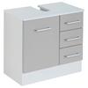 Waschbeckenunterschrank Riga Hellgrau/Weiß B: 60 cm - Hellgrau/Weiß, MODERN, Holzwerkstoff (60/56/35cm) - Held