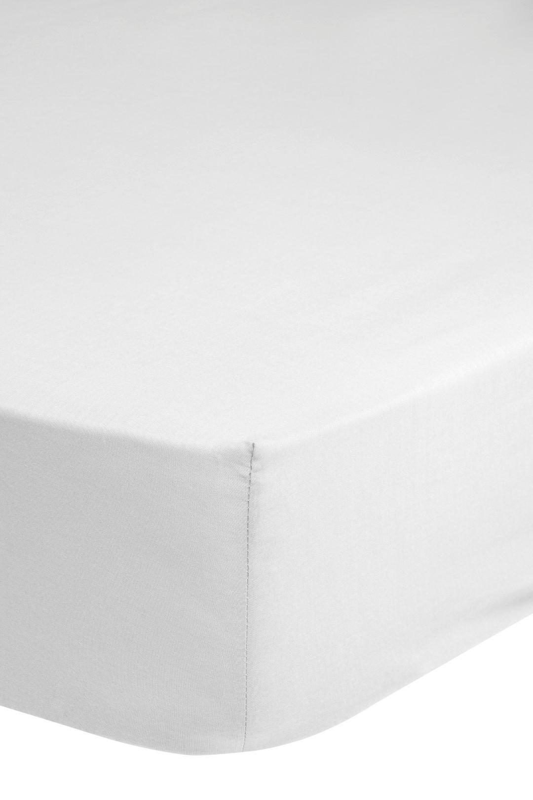 Elastické Prostěradlo Jersey Z Bavlny 140x200cm - bílá, Basics, textil (140/200cm) - MID.YOU