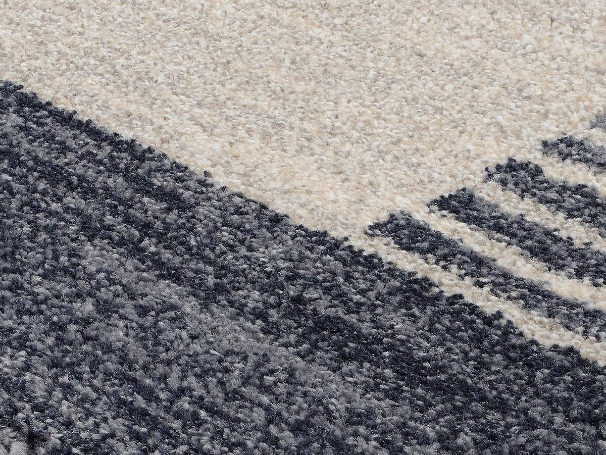 Webteppich Palazzo Lobo Blau/Grau 140x200 cm - Blau/Grau, KONVENTIONELL, Textil (140/200cm) - Novel