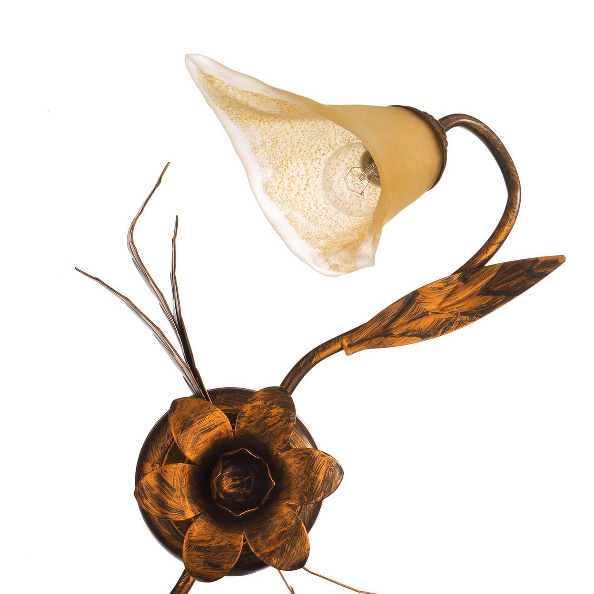 Deckenleuchte 4230/Pl2 - Bronzefarben, KONVENTIONELL, Glas/Metall (55/25/40cm)