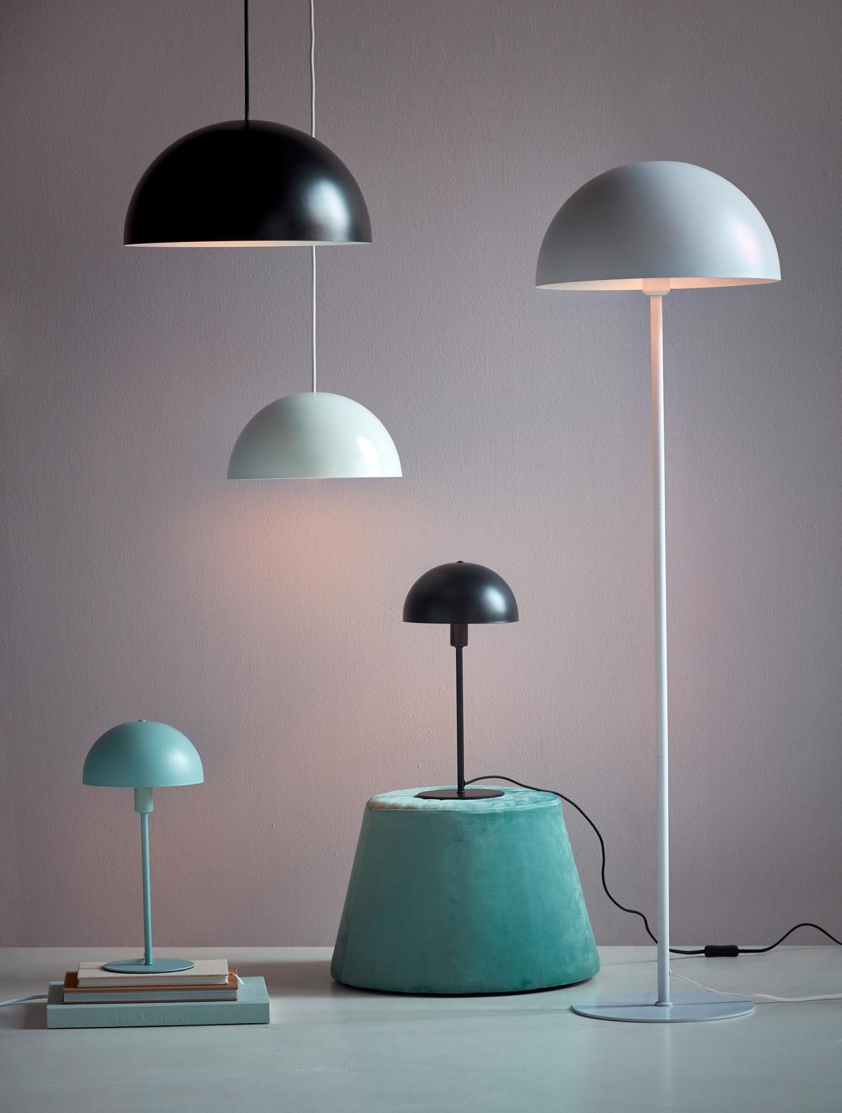 Stehleuchte Ellen Weiß D: 40 cm - Weiß, Basics, Metall (40/140cm) - Nordlux