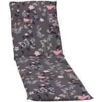 Auflage für Liege Bregenz 193x60x6 cm Grau / Rosa - Rosa/Grau, Basics, Textil (193/60/6cm) - Gardenson