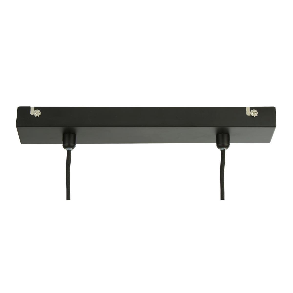 Hängeleuchte Anthea H: 145 cm 6-Flammig, höhenverstellbar - Schwarz/Kupferfarben, Design, Metall (110/19/145cm)