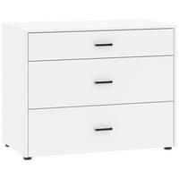 Unterbauschrank Kivo Weiß, B: 90 cm - Weiß, Basics, Holzwerkstoff (90/69,8/52,1cm)