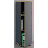 Aktenschrank Salia Anthrazit, Honigeiche B: 30 Cm - Honigeiche/Anthrazit, Design, Holzwerkstoff (30/110/33cm) - MID.YOU