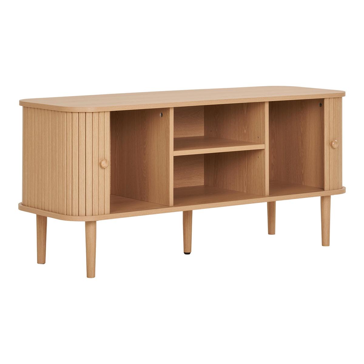 Lowboard Nikko Echtholz Kiefer B: 113cm - Naturfarben, Design, Holz/Holzwerkstoff (113/51,5/40cm) - MID.YOU