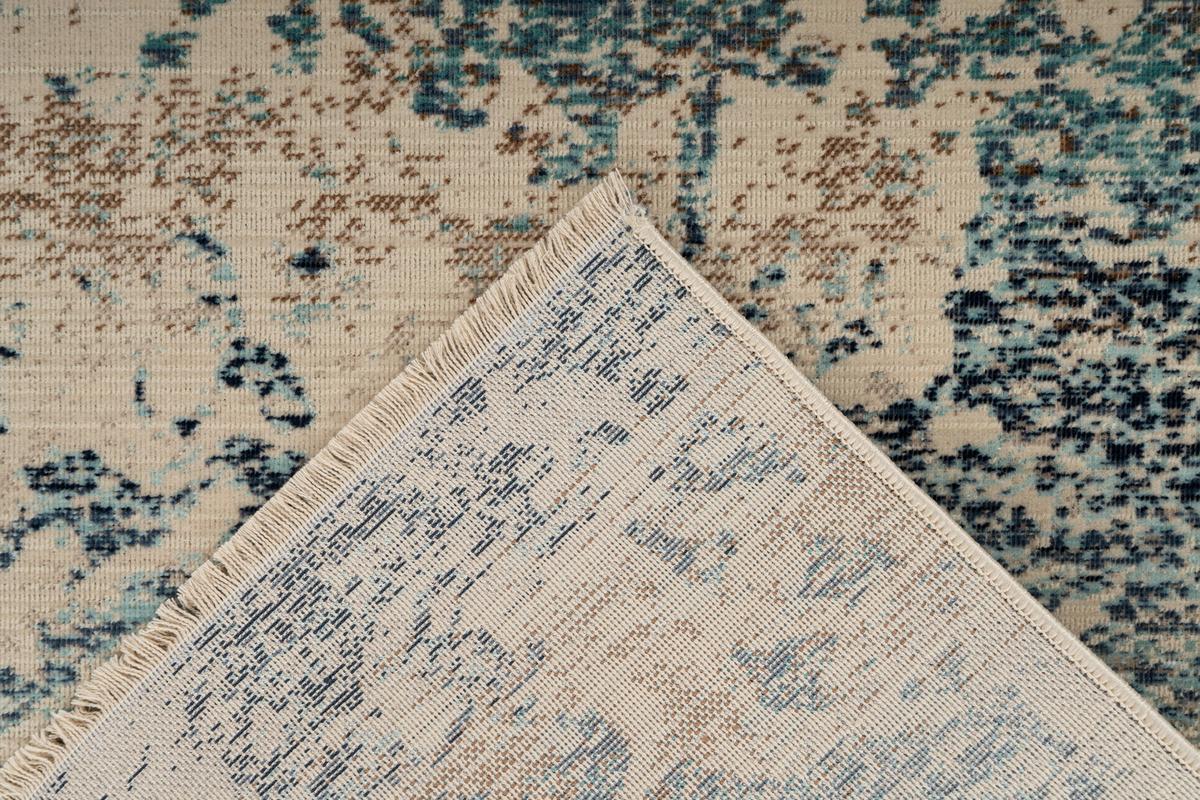 Vintage-Teppich Charu 300 - Blau, KONVENTIONELL, Textil (80/150cm)