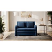 Schlafsofa Ario Blau B: 244 Cm - Blau/Schwarz, Design, Textil (244/97/97cm) - P & B