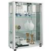 Vitrine Sintalo Weiß B: 60 Cm - Weiß, MODERN, Glas/Holzwerkstoff (60/80/25cm) - MID.YOU