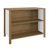 Kücheninsel Eden Eiche Dekor Helvezia, B: 120cm - Eichefarben/Weiß, Basics, Holzwerkstoff (120/93/65cm) - MID.YOU