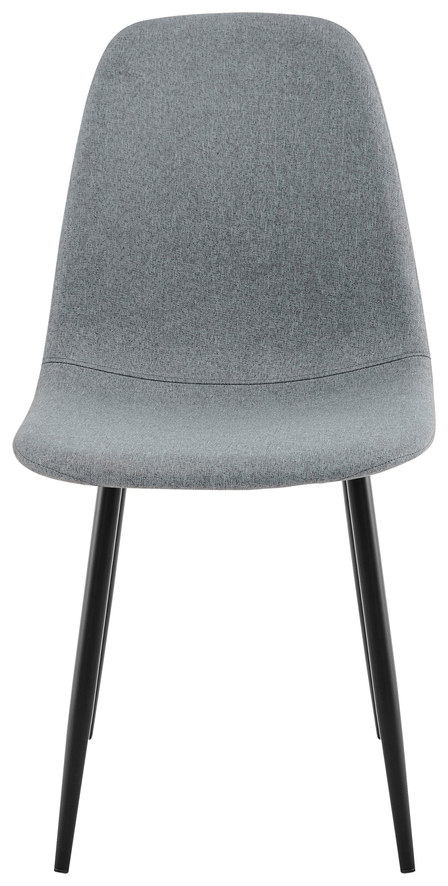 ČTYŘNOHÁ ŽIDLE MARIA II *CENOVÝ TRHÁK* - šedá/černá, Moderní, kov/textil (44/86/63,5cm) - Based