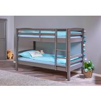 Poschodová posteľ LAVIUS - sivá, Modern, drevo (90/200cm) - MID.YOU