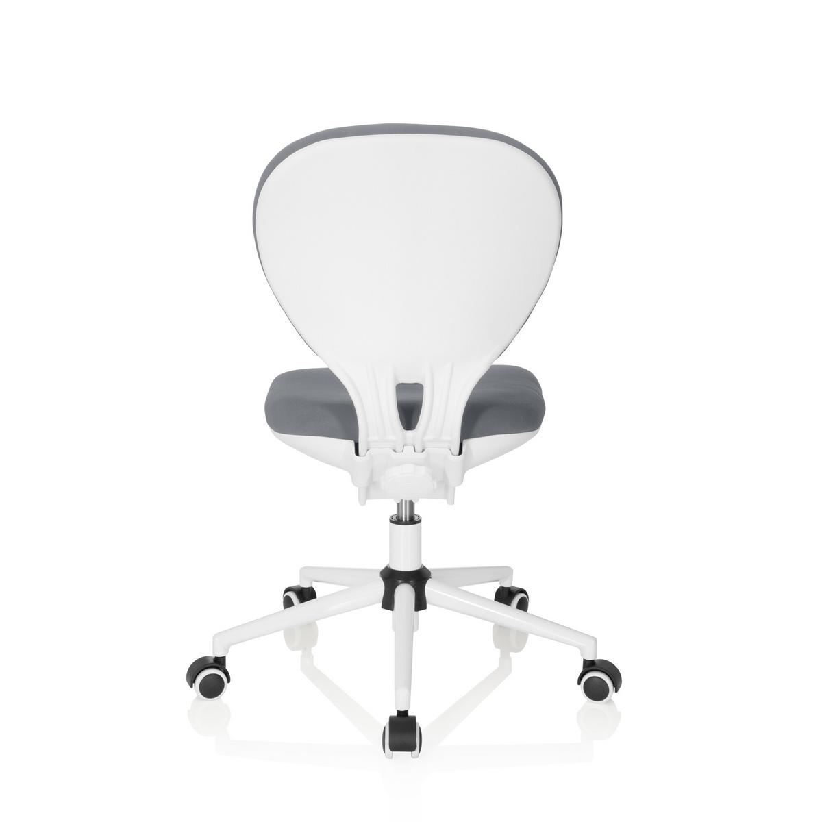 Jugenddrehstuhl Kid Vivo Stoff Grau - Grau, Basics, Kunststoff (43/82-95/56cm) - MID.YOU