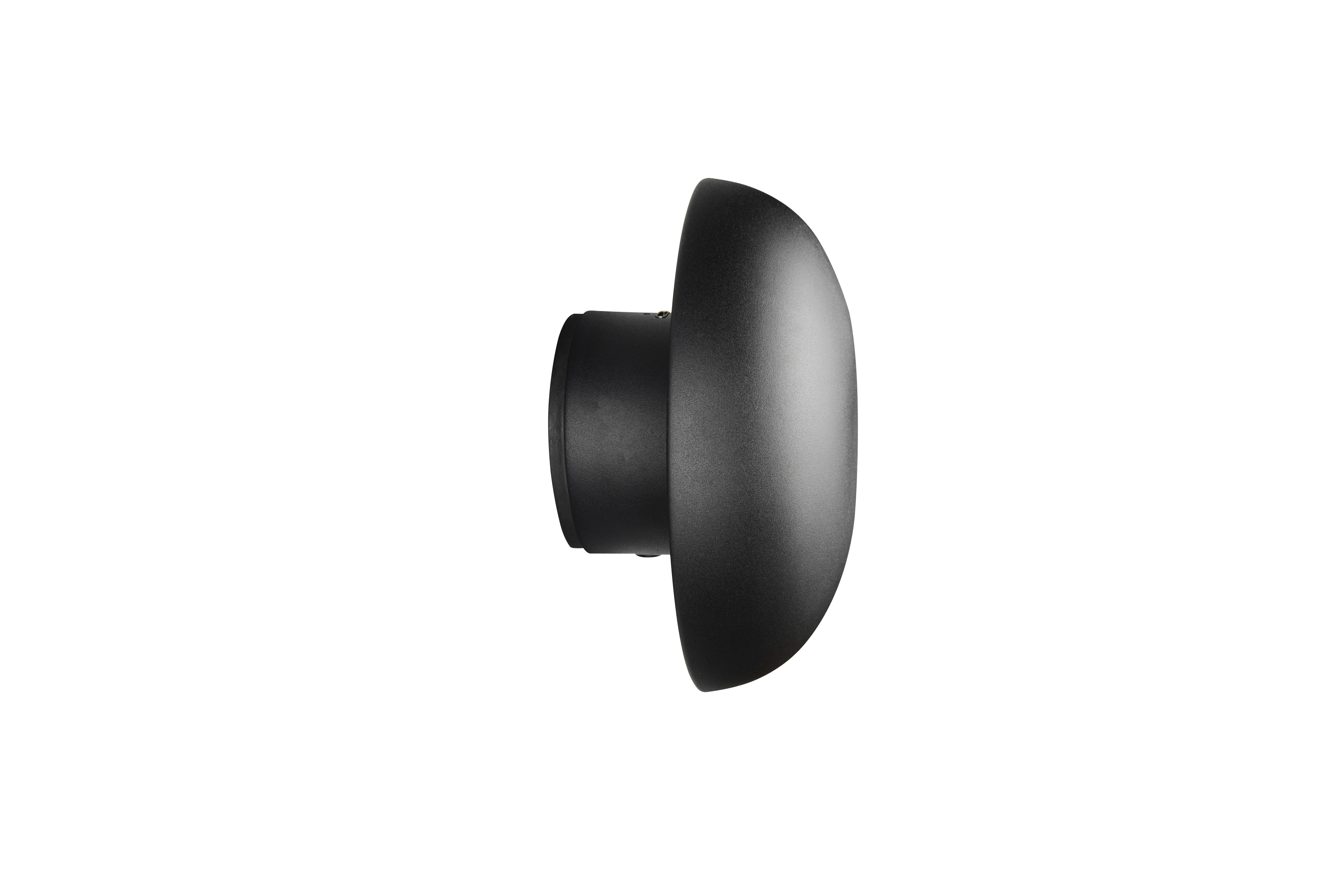 Led-wandleuchte Sassi - Schwarz, KONVENTIONELL, Kunststoff/Metall (15,5cm) - Luca Bessoni