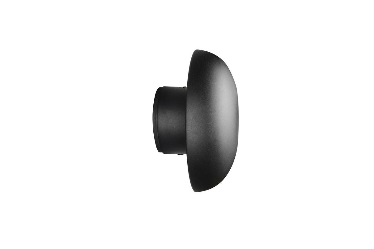 Led-wandleuchte Sassi - Schwarz, KONVENTIONELL, Kunststoff/Metall (15,5cm) - Luca Bessoni