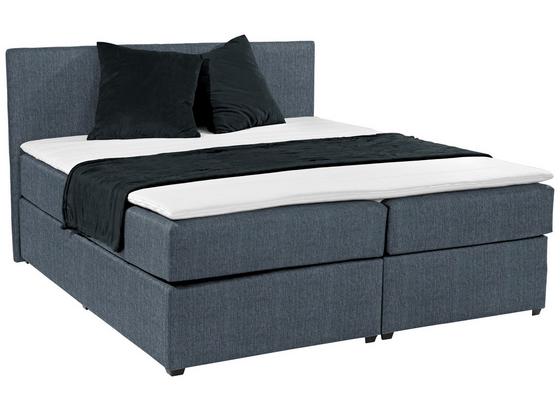 Boxspringbett Titania 180x200 - Schwarz/Grau, KONVENTIONELL, Textil (180/200cm) Boxspringbett Titania 180x200 - Schwarz/Grau, KONVENTIONELL, Textil (180/200cm)