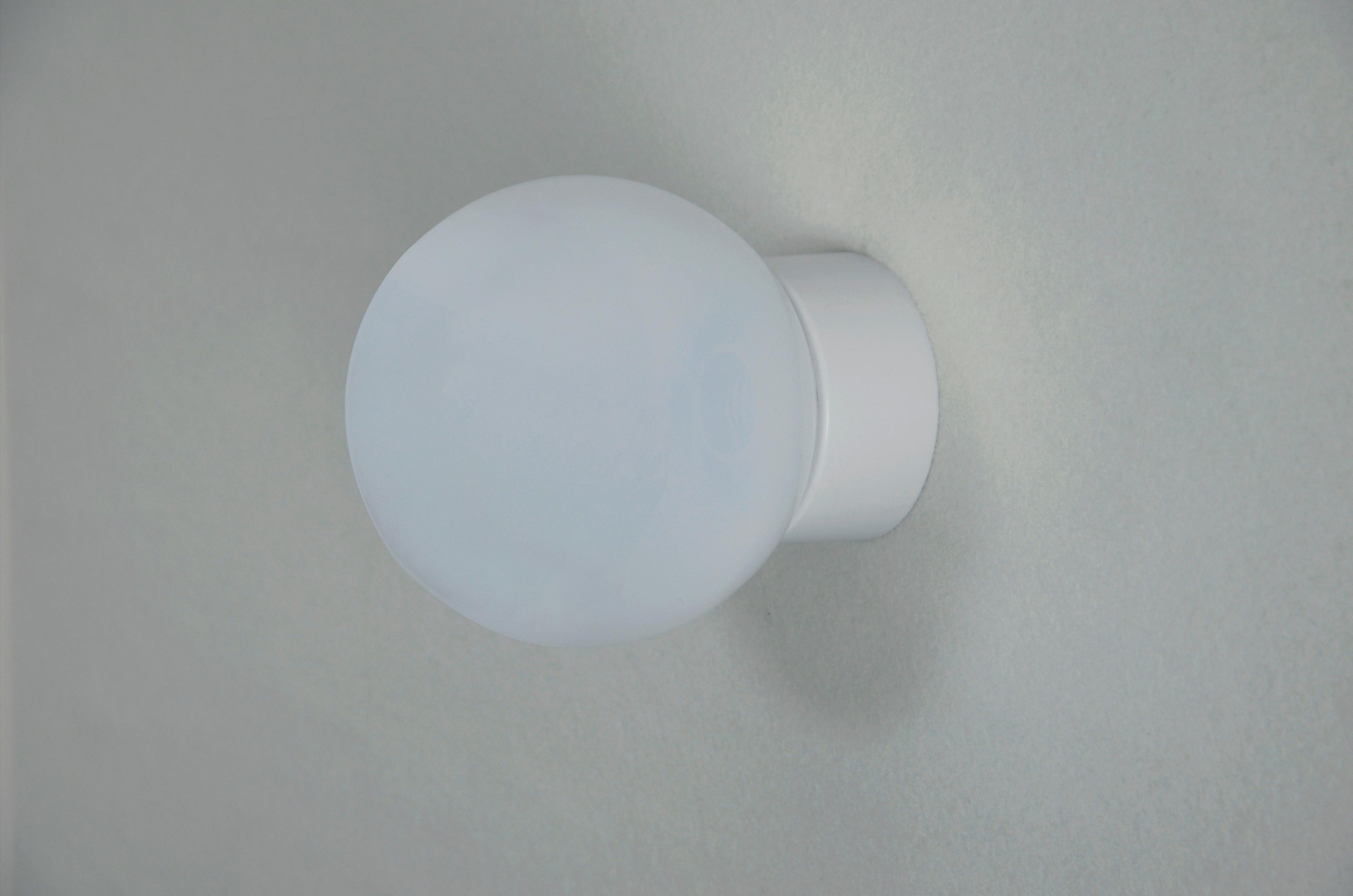 LED-Wandleuchte 1-Flammig, für In- und Outdoor - Weiß, Basics, Kunststoff (15/18cm)