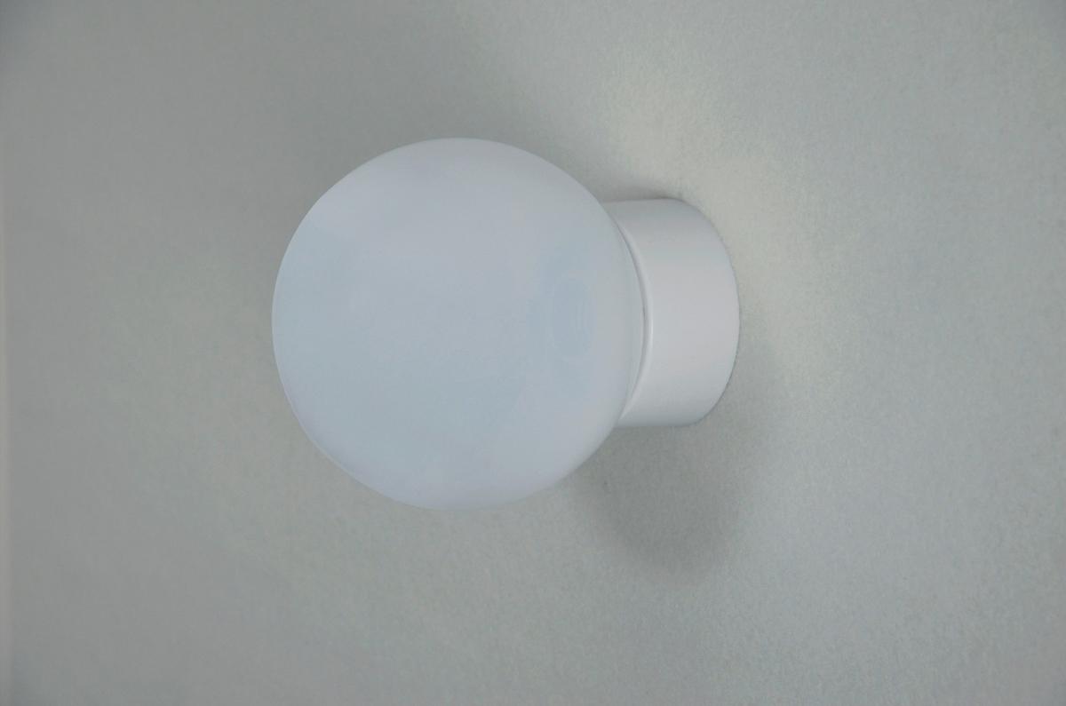 LED-Wandleuchte 1-Flammig, für In- und Outdoor - Weiß, Basics, Kunststoff (15/18cm)