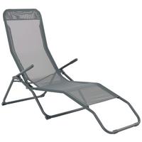 Bäderliege Sophie Aus Kunststoff/stahl, Klappbar - Grau, KONVENTIONELL, Kunststoff/Textil (145/98/59cm) - Ondega