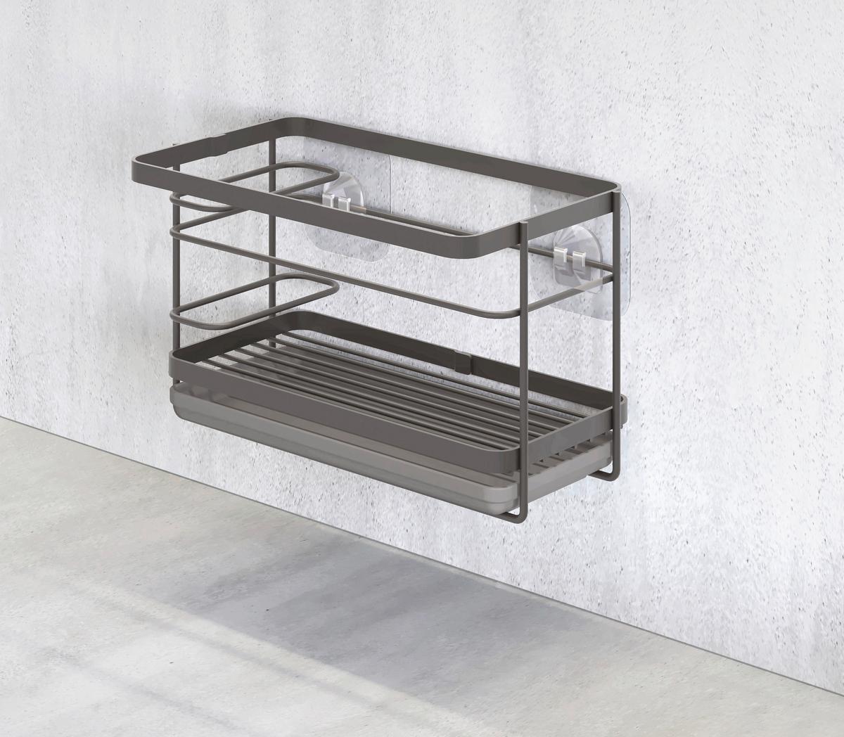 Spülorganizer Tokyo Lava - Schwarz, Basics, Metall (22/13/14cm)