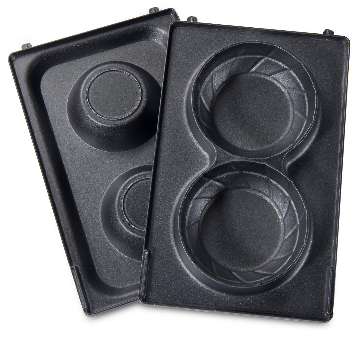 Waffeleisen Snack Maker 700 W Antihaftbeschichtet - Rosa, MODERN, Kunststoff (10/14/30cm) - Trisa Electronics