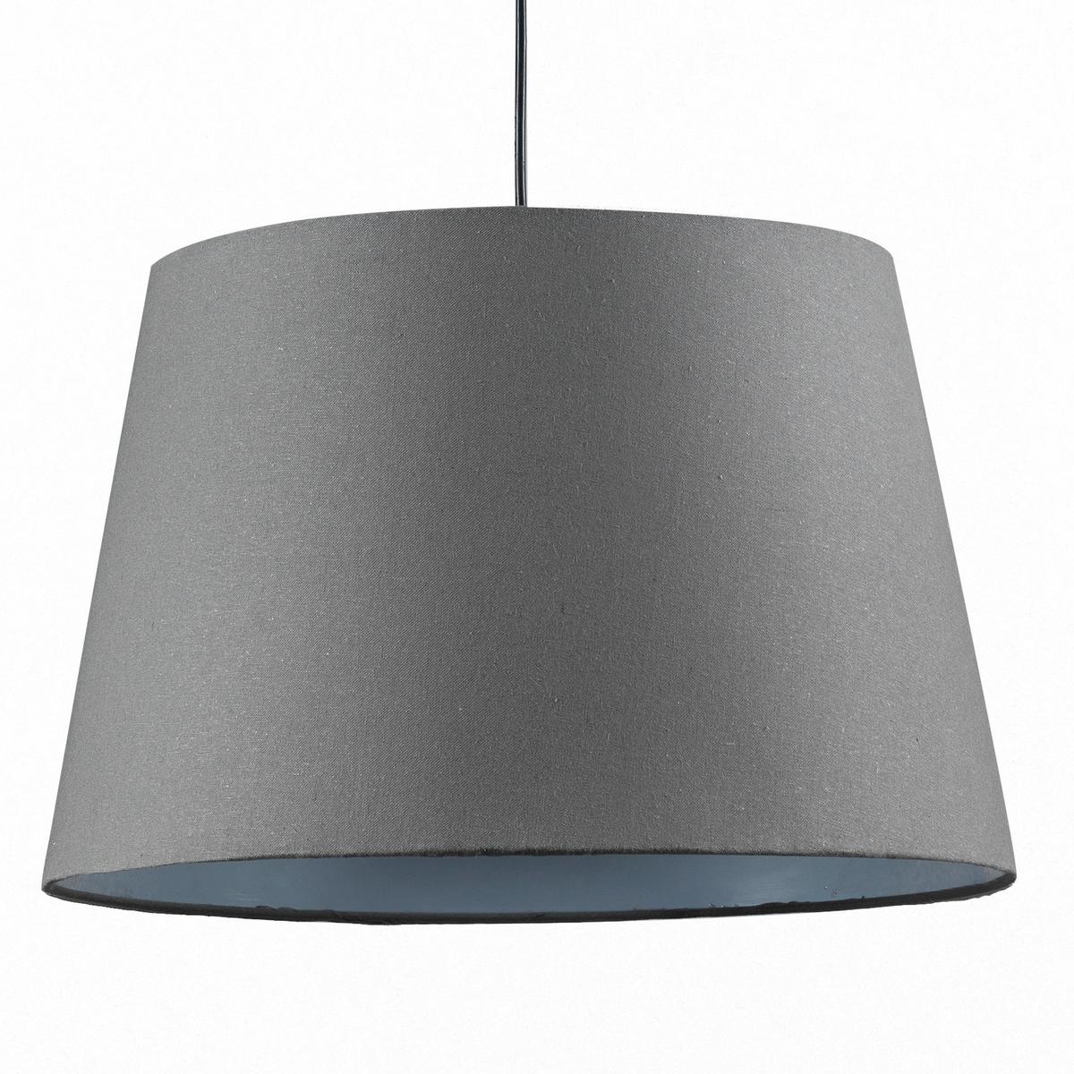 Hängeleuchte 4897/s - Blaugrau, Natur, Textil/Stein (45/90cm)