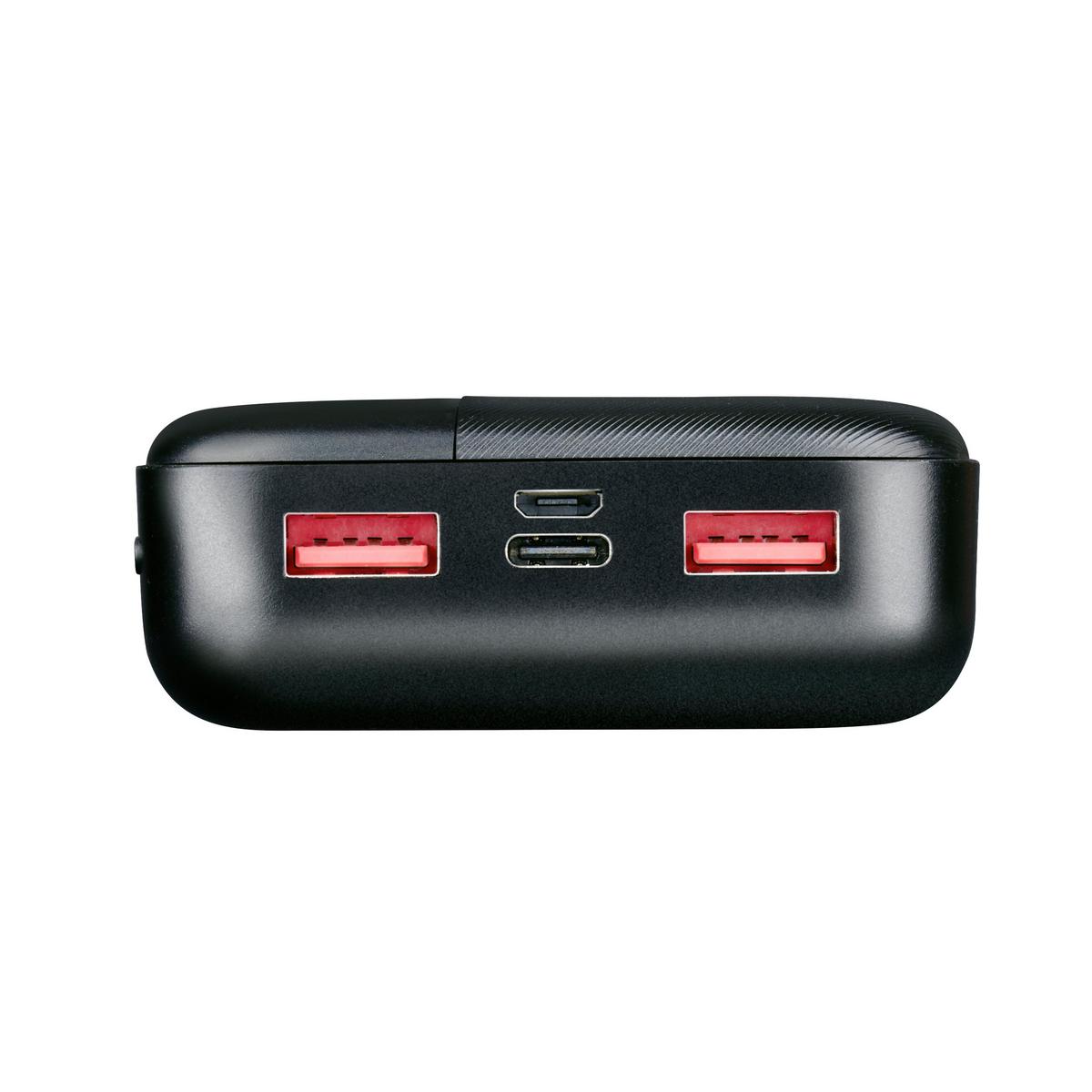 AKKULADEGERÄT 20.000 mAh - Schwarz, Basics, Kunststoff/Metall (10,3/3,4/20,6cm) - Grundig