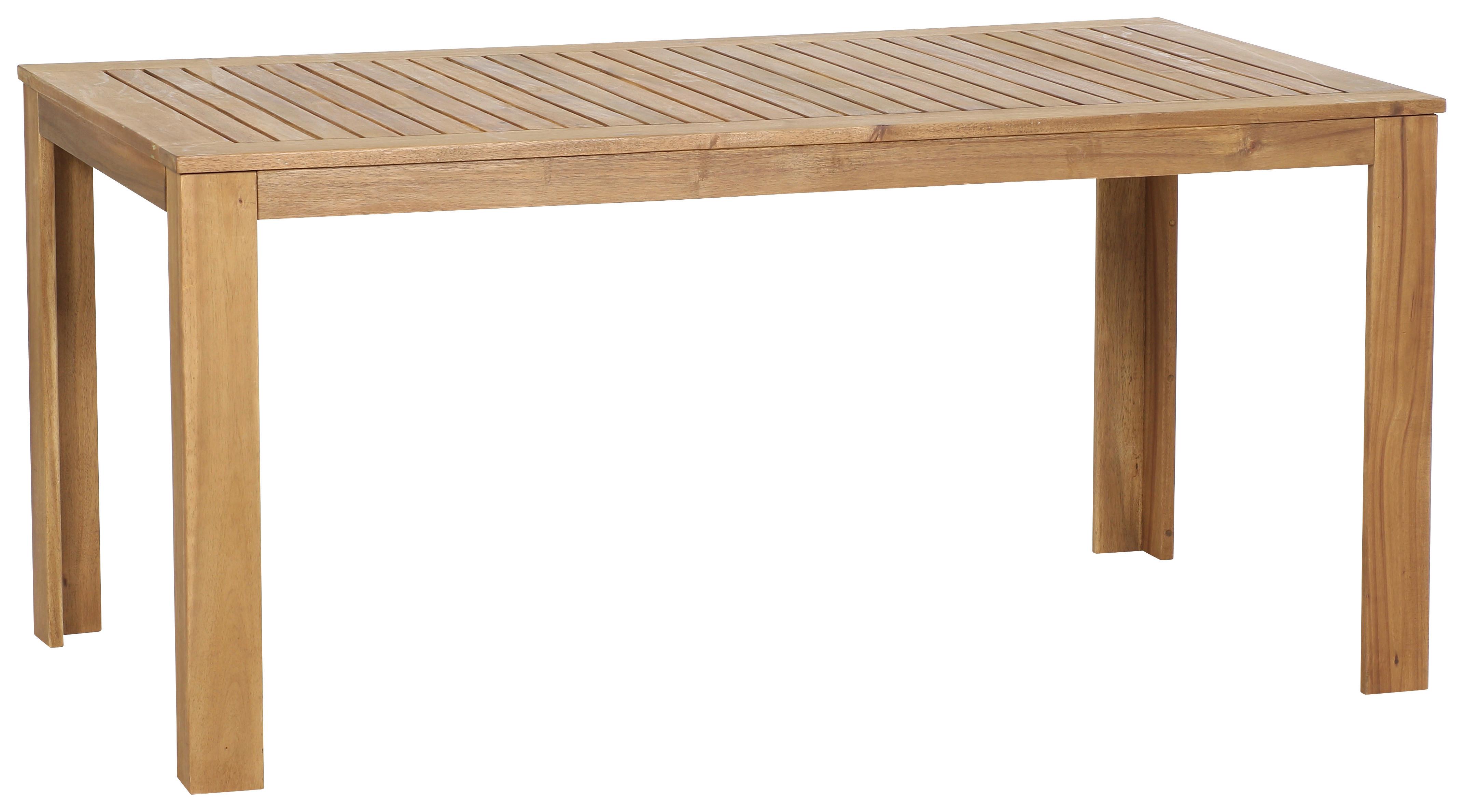 Gartentisch Paleros Echtholz Akazie L: 160 cm - Akaziefarben, KONVENTIONELL, Holz (160/90/75cm) - Siena Garden