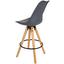 Barhocker Levi Grau - Naturfarben/Grau, MODERN, Holz/Kunststoff (48,5/111,5/55cm) - Ombra Barhocker Levi Grau - Naturfarben/Grau, MODERN, Holz/Kunststoff (48,5/111,5/55cm) - Ombra