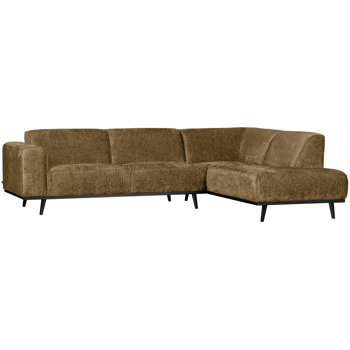 Ecksofa Statement Gelb S: 274x210cm - Gelb/Schwarz, Design, Textil (274/210cm) - Livetastic