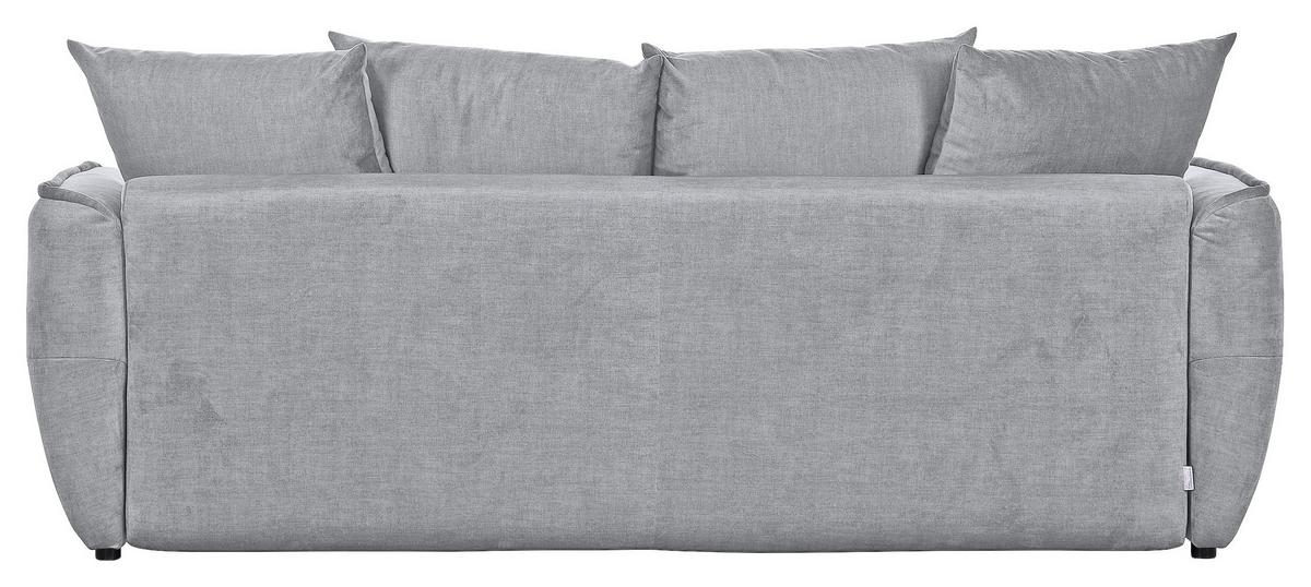 2-sitzer-sofa Mit Schlaffunktion Meyford B:250cm - Hellgrau/Schwarz, KONVENTIONELL, Textil (250/70/118cm) - MID.YOU