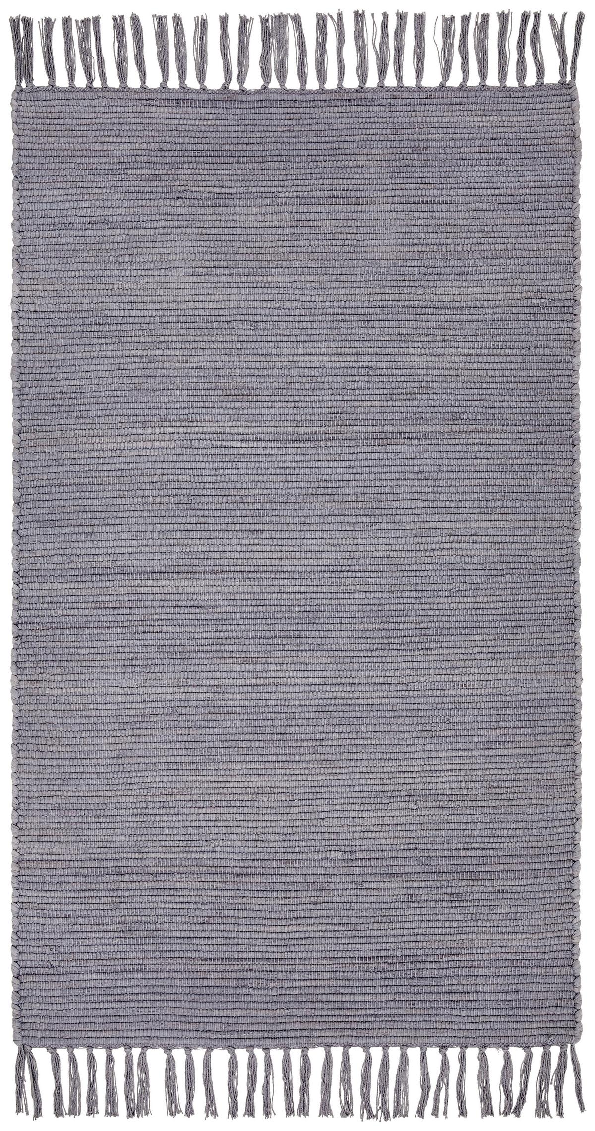 Handwebteppich Annika - Anthrazit, MODERN, Textil (70/120cm) - James Wood