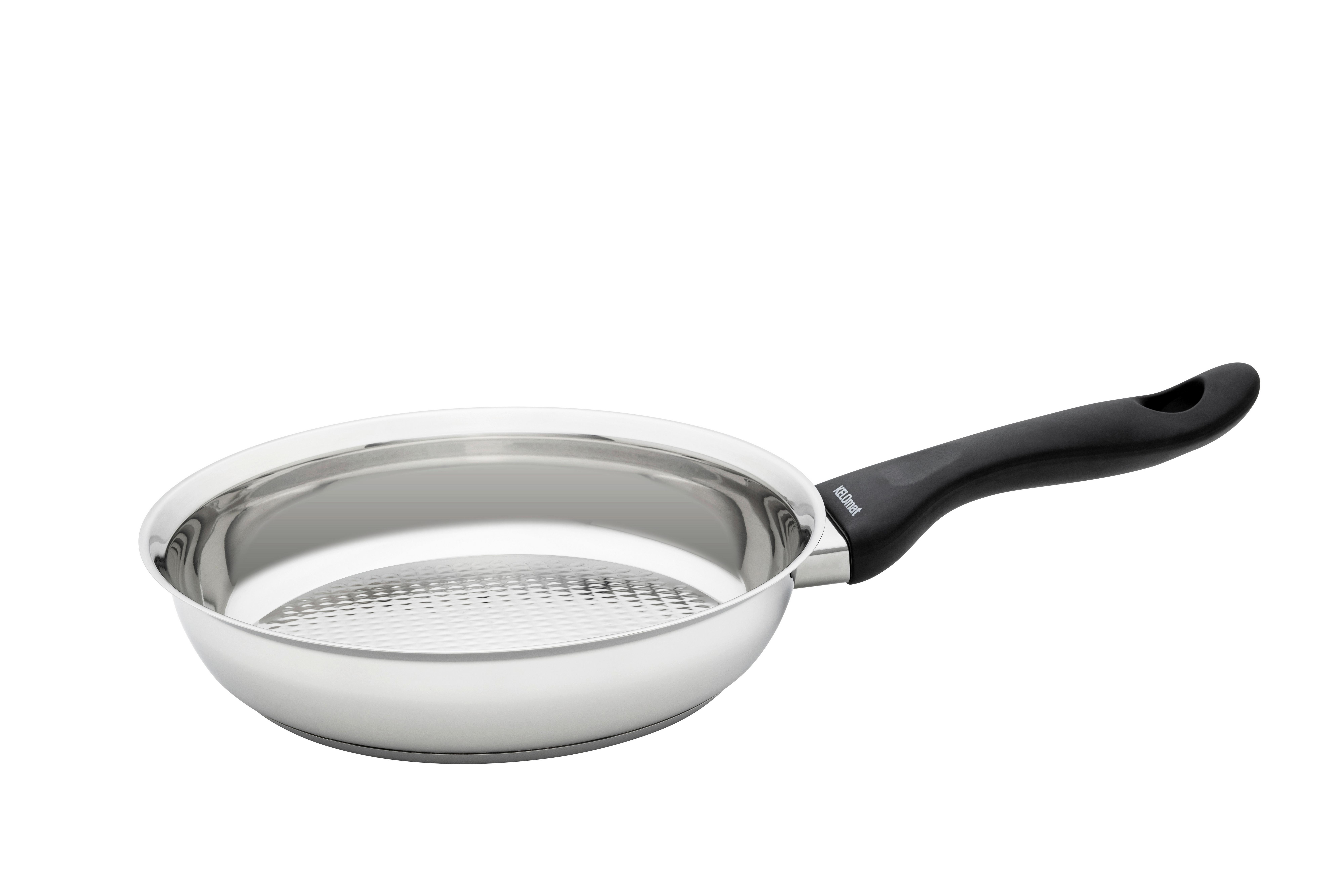 PFANNE 1814-351 GRILLMEISTER - Edelstahlfarben, Basics, Metall (24cm) - Kelomat