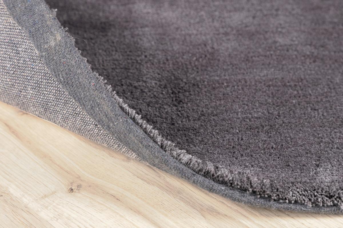 Hochflorteppich undra - Dunkelgrau, LIFESTYLE, Textil (200cm) - P & B