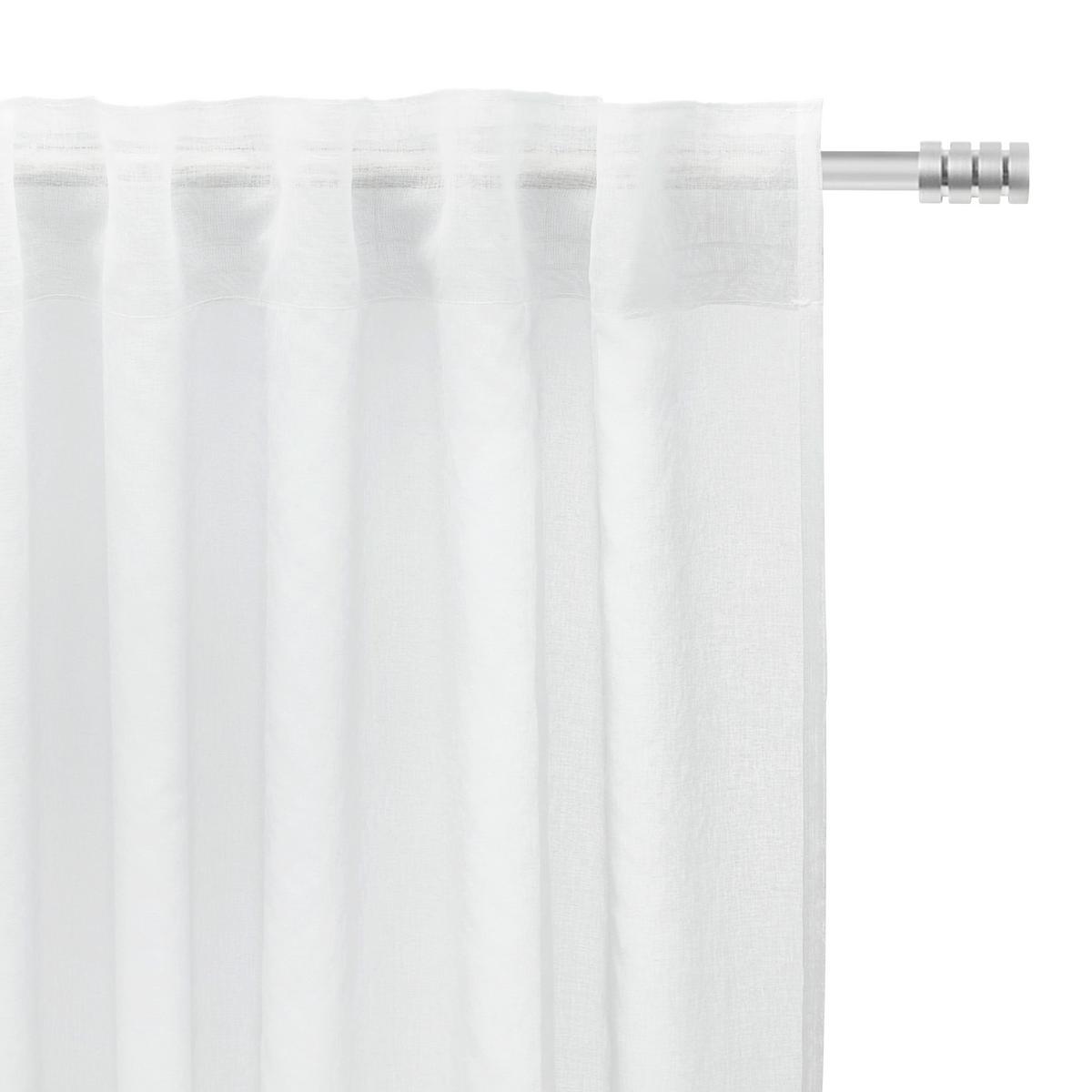 HOTOVÝ ZÁVĚS Livie, 135/245 cm - šedá/bílá, Basics, textil (135/245cm) - Mömax