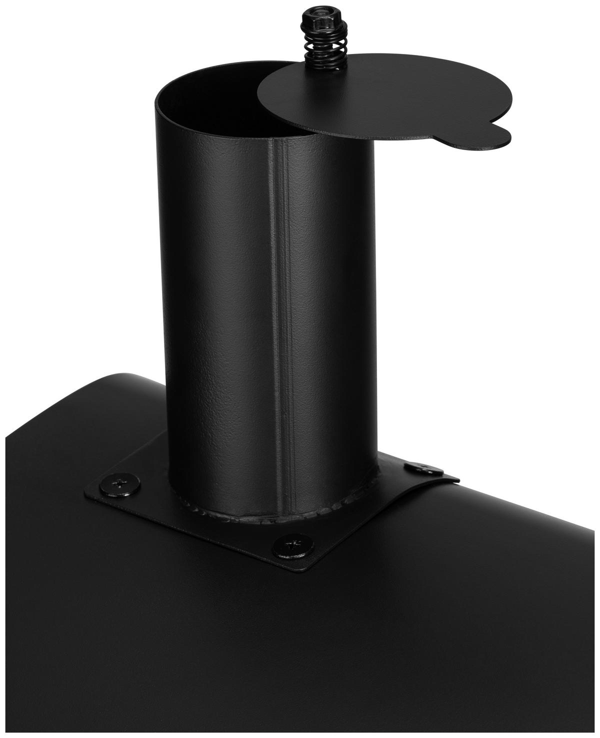 Faszenes Grill Blacky - fekete, Trend, műanyag/fém (109/54/104,5cm) - Homezone