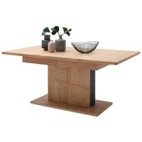Esstisch Ausziehbar Valencia 180-280x100 Cm - Eiche Bianco/Anthrazit, Design, Holz/Holzwerkstoff (180-280/100/78cm) - MID.YOU