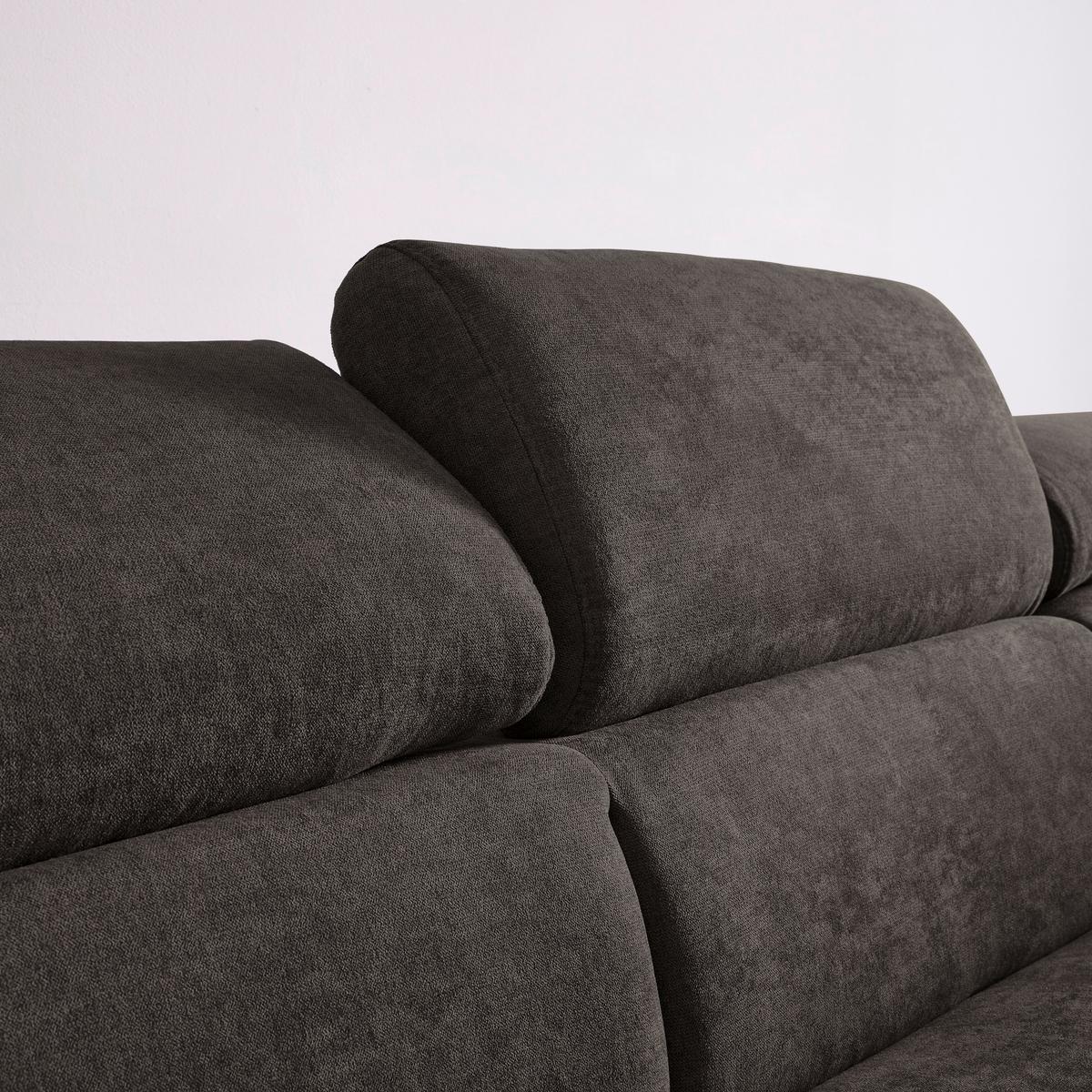 Sedací souprava Malibu šedohnědá - šedavě hnědá, Moderní, dřevo/textil (249/88/207cm) - Bessagi Home
