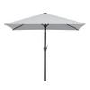Sonnenschirm Bilbao BxHxT : ca. 210x228x130 Silbergrau - Anthrazit/Silberfarben, Basics, Textil/Metall (210/228/130cm) - Schneider
