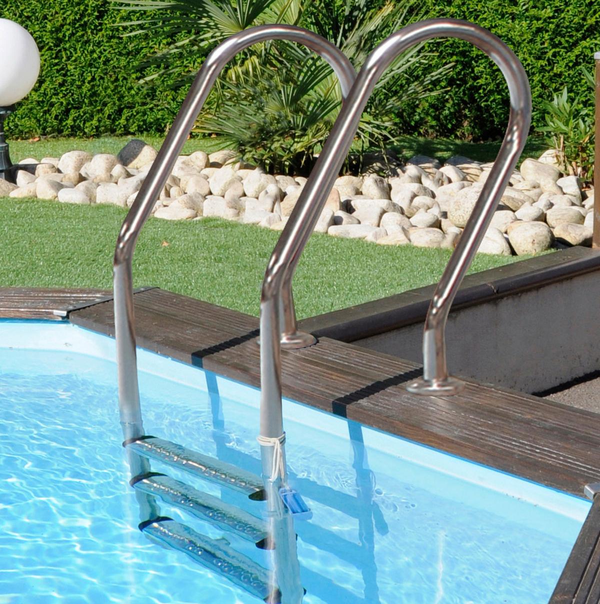 Pool-set Evora - Kieferfarben, KONVENTIONELL, Holz (620/420/133cm) - Gre