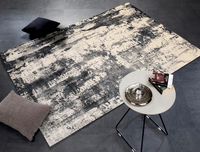 Webteppich Creme/Grau Wave Arte 170x240 cm - Creme/Grau, Design, Textil (170/240cm) - Musterring